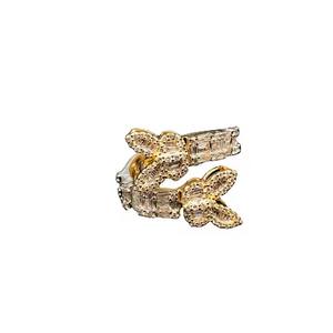 Anillo de mariposa de oro acentuado con diamantes, anillo de mariposa, venta al por mayor, recién llegados, anillo de apertura de mariposa para mujer, joyería - Product Image 6