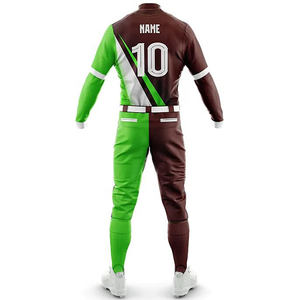 Service OEM, uniforme de baseball pour hommes de haute qualité, 100% polyester, logo personnalisé, vêtements de sport respirants, grande taille, vente en gros - Product Image 3