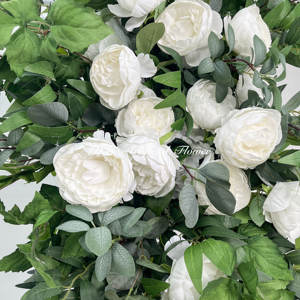 Arc décoratif fait à la main pour toile de fond de mariage fleur décoration fond fête scène fleur décoration dos gouttes fournitures - Product Image 4