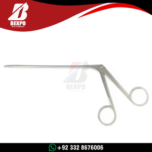 Pinces nasales droites à mâchoires fenêtrées 4x10mm en acier inoxydable, manuelles, de haute qualité, certifiées CE, instrument chirurgical ORL - Product Image 6