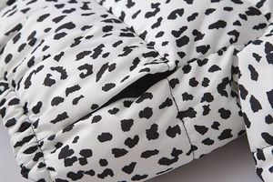 เสื้อแจ็คเก็ตพัฟเฟอร์ลายเรขาคณิต โพลีเอสเตอร์ 100% รุ่นใหม่ปี 2026 ขายส่ง สำหรับผู้หญิง ทรงสั้น ความยาวระดับสะโพก พิมพ์ลายดิจิทัล - Product Image 6