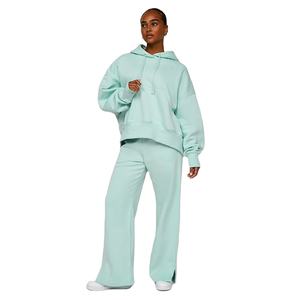 Ensemble de survêtement à capuche pour femmes avec logo personnalisé ODM Ensemble de survêtement de haute qualité 100% coton Jogger Suit Plus Size et caractéristiques de maternité - Product Image 1