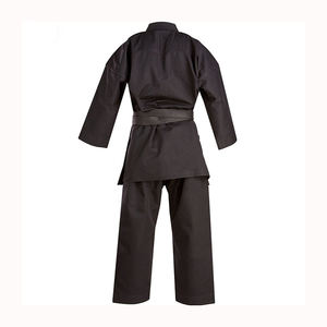 Conjuntos de uniformes de Karate de algodón transpirable 100% de Color sólido, ropa deportiva duradera para exteriores para Unisex, traje de Karate de Judo MMA elástico - Product Image 2