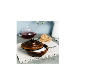 Salière en bois pot à épices salière bol mélangeur avec couvercle et cuillère et taille personnalisée pas cher prix Offre Spéciale - Product Image 2