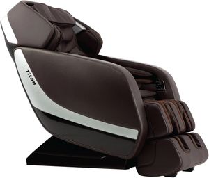 Fauteuil de massage avec inclinaison zéro gravité, commandes vocales, oscillation des mollets et triple rouleaux pour les pieds, moderne, de haute qualité, confortable - Product Image 1