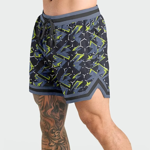 Pantalones Cortos Deportivos de Baloncesto para Hombre, Sublimados, de Malla Micro, Nueva Tendencia, Estilo Casual, Proveedor al por Mayor OEM - Product Image 4