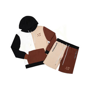 Survêtement personnalisé en tissu confortable pour hommes avec short et pull à capuche pour hommes, survêtements de haute qualité pour votre conception - Product Image 5