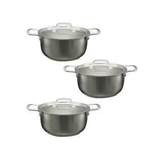 Sartén recta de acero inoxidable de 28 cm personalizada de alta calidad, precio al por mayor de exportación profesional para cocinar en Camboya - Product Image 3