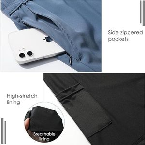 Pantalones cortos deportivos para hombre de poliéster 100% al por mayor, diseño personalizado de secado rápido y respetuoso con el medio ambiente con estilo de calle de color sólido - Product Image 6