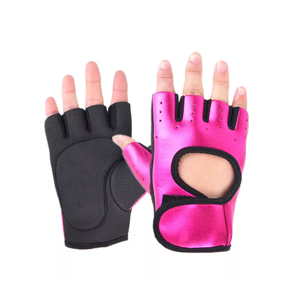 Guantes de Fitness para levantamiento de pesas, para gimnasio, ciclismo, Yoga, culturismo, transpirables, antideslizantes, medio dedo - Product Image 6