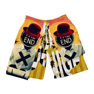 Shorts de planche pour hommes de haute qualité meilleur Design nouvelle mode en gros motif à séchage rapide Shorts décorés personnalisation respirante - Product Image 3