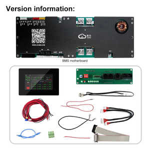 Mon magasin 16S 48V 200A BMS intelligent avec onduleur et équilibrage actif, écran LCD 4,3 pouces pour la surveillance des batteries LiFePO4, produit en stock en Pologne - Product Image 6