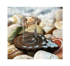 Arabian Islamic Arabic <b>Oud</b> <b>Bakhoor</b> Electric Incense Burner High-class Gold Metal Censer Eco-Friendly Natural Mango Wood Design - Product Image 2