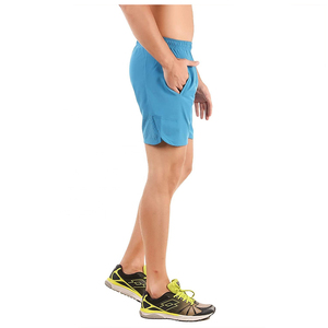 Pantalones cortos para correr con cintura elástica para hombre, diseño de moda al por mayor, tipo de cintura media - Product Image 4