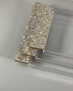 ถาดเสิร์ฟช็อกโกแลตอะคริลิคสำหรับห้องนั่งเล่น สำหรับเทศกาลรอมฎอนและอีด โอกาสพิเศษ ของตกแต่งโต๊ะหรูหรา ระดับไฮเอนด์ ประดับมุก - Product Image 2