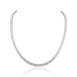 Cadena de Tenis de Plata de Ley 925 con Certificación IGI de Lujo, Joyería Fina de Alta Calidad, Estilo Hip Hop, Moissanita, Joyería Unisex para Bodas - Product Image 3