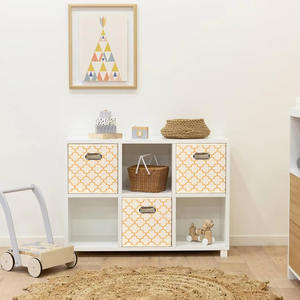 Caja de almacenamiento de armario de tela multifunción-Forma moderna con diseño plegable para ropa y calcetines - Product Image 2