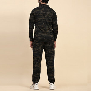 Premium Cotton Polyester Made Full Sleeved <b>Camouflage</b> Tracksuits 2025 New Arrival Hot Selling Zipper Camo Tracksuit - Product Image 4