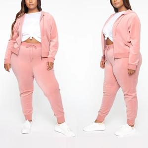 Trendy <b>Women</b> Set 2Pieces Outfits Cotton Hooded Zipper Casual Sweatshirt High Waist Wide Leg Pants Sets Elegant <b>Women's</b> <b>Tracksuit</b> - Product Image 4