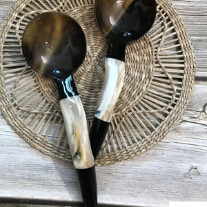 เครื่องใช้บนโต๊ะอาหารสไตล์สัตว์อัจฉริยะช้อนเขาควายขัดมันดีไซน์เป็นเอกลักษณ์สำหรับตกแต่งโต๊ะในร้านอาหาร - Product Image 1