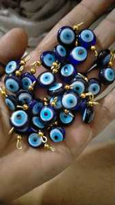 Cuentas de cristal de ojo con diseño de corazón hechas a medida en negro, blanco y negro, tamaños de 3mm y 4mm para fabricación de joyas, diseñadores de cuentas, reventa de tiendas - Product Image 6