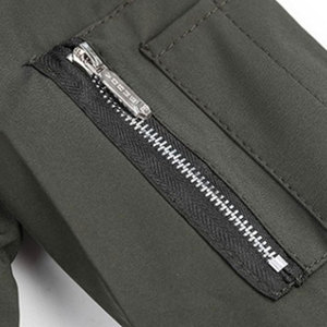 Blouson Bomber en Gros Hiver Toile Nylon Grande Taille pour Hommes avec Logo Personnalisé - Product Image 3