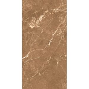 Dernière collection de carreaux de sol en porcelaine vitrifiée polie, motif brun pur, série sculptée, 600x1200mm, épaisseur 10mm - Product Image 2