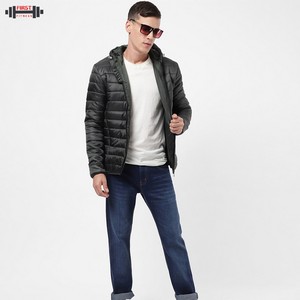 Blouson d'hiver pour homme en toile épaisse, col montant, impression de logo personnalisée, respirant, antibactérien, écologique - Product Image 6