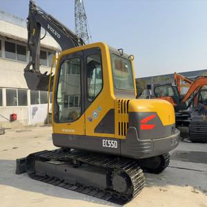 Mini-excavatrice Volvo EC55D d'occasion, 5T, avec godet de terrassement, moteur et pompe d'origine, modèle coréen 2021 - Product Image 5