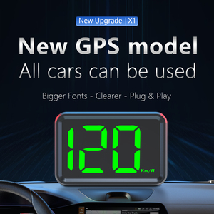 Velocímetro Digital GPS X1 para Auto, Pantalla Head-Up Display Universal con Letra Grande, Medidor Universal para Auto, Accesorios para Auto, KMH MPH - Product Image 2