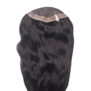 Base mono pour femmes avec style vague profonde et vague naturelle, cheveux Remy, technique monofilament, Taz Hair Bangladesh, cheveux indiens, base en dentelle PU - Product Image 5