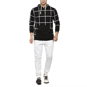 Sudadera con capucha personalizada del fabricante con bolsillo Kangroo Sudaderas con capucha de algodón de rizo francés de peso pesado de gran tamaño para hombres - Product Image 4