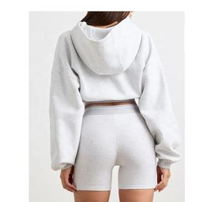 Best Selling <b>Women</b> Crop <b>Top</b> Hoodie Professional Quality 100% Polyester Cotton Made Crop <b>Top</b> Hoodies <b>for</b> <b>Women</b> - Product Image 4