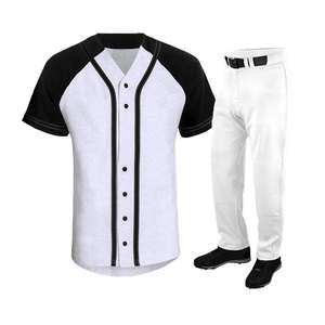 Uniforme de baseball personnalisé grande taille pour jeunes vêtements de sport confortables pour adultes ensemble de vêtements de sport de style bas à quantité minimale de commande - Product Image 2