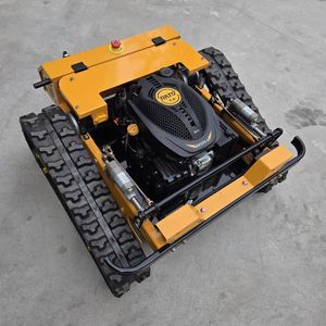 Tondeuse à gazon télécommandée sur chenilles avec pelle de déneigement - Product Image 1
