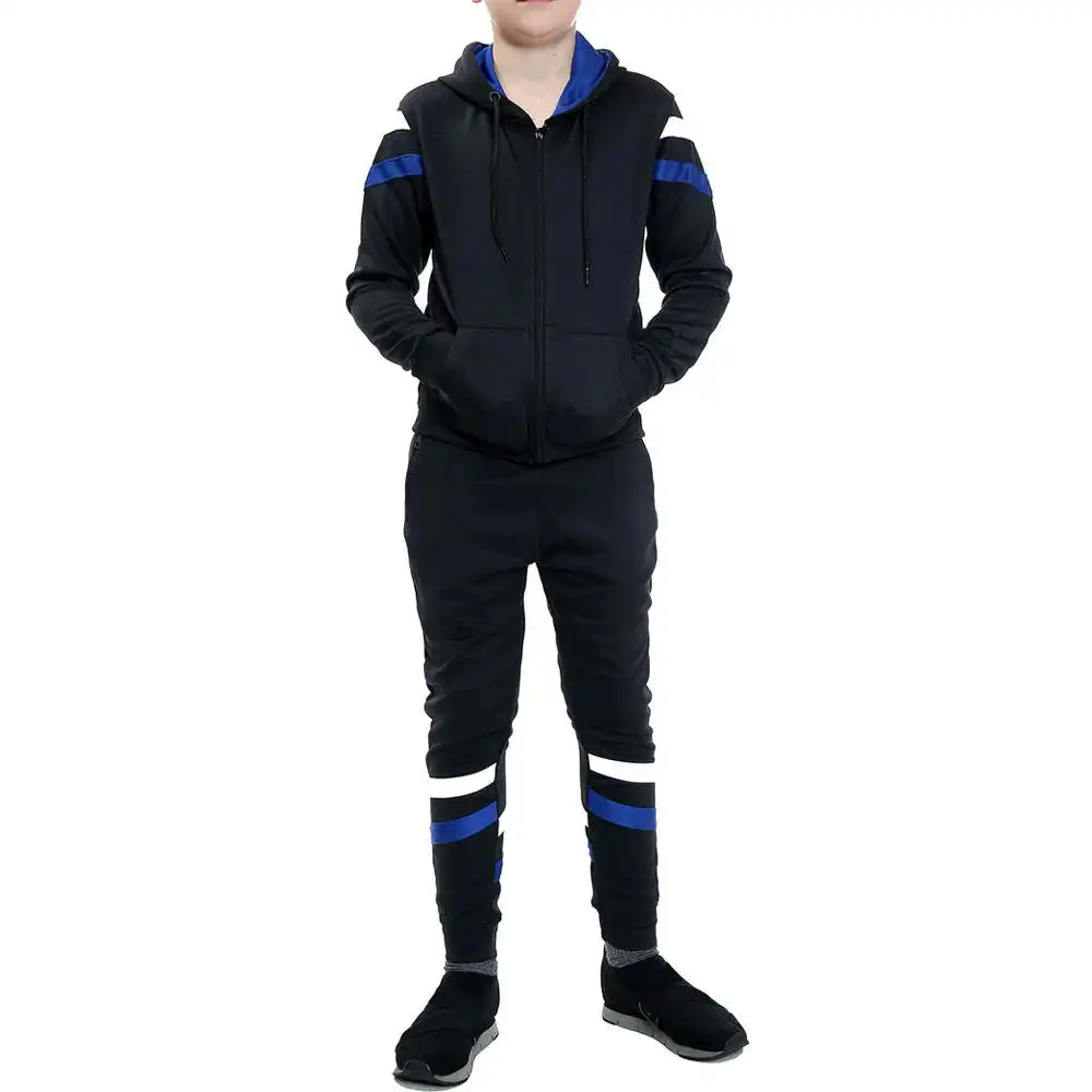 Tùy Chỉnh Chất Lượng Cao Chàng Trai Mùa Xuân Quần Áo Dây Kéo Tracksuits Cậu Bé Hoodies Thiết Lập Mặc Giản Dị Theo Dõi Phù Hợp Với Cho Trẻ Em