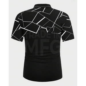 Diseña tu propia camiseta Polo de sublimación para hombres Precio bajo Camiseta Polo de sublimación de alta calidad - Product Image 2