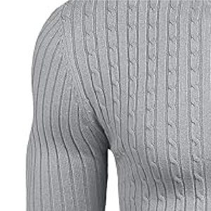 Pull en tricot de qualité unique Pull d'hiver à col rond en polyester surdimensionné Pull en tricot personnalisé - Product Image 5