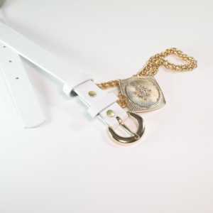 Cinturón Metálico para Mujer King's Chain con Detalle de Medallón - Product Image 3