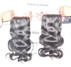 Cabello Humano Virgen de la India de la Mejor Calidad, Sin Procesar, con Cierre Genius, Ondulado, Producto de Alta Calidad, Trama Doble a Máquina, para Exportación - Product Image 4