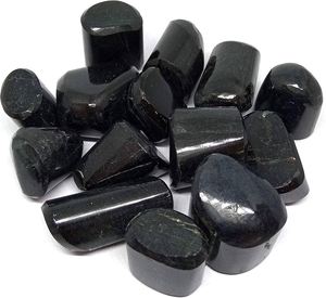 Turmalina negra natural hecha a mano, piedra caída, ágata, piedra preciosa para Reiki, cristal curativo, turmalina negra, piedra de caída - Product Image 1