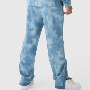 Joggers de gym sur mesure pour hommes 100% coton surdimensionné délavé pantalon de jogging de haute qualité sérigraphié Logo toile décontractée - Product Image 2