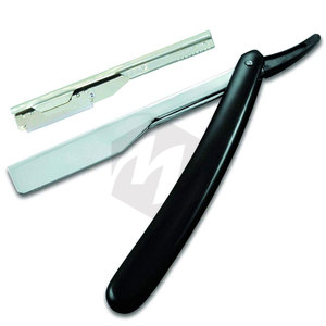 Out Of Box Barber Razor Shaving Knife Folding Straight Edge Professional Personal Care Mens Grooming Shavette Blade Holder - Product Image 1