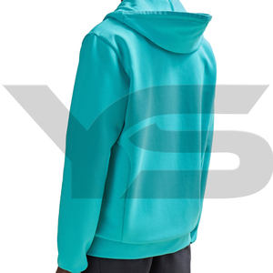 Sweats à capuche à fermeture éclair 100% coton lourd de luxe pour hommes, impression bouffante, logo personnalisé, livraison rapide, vêtements de rue pour l'hiver - Product Image 3