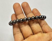 Bracelet de luxe fait main en laiton naturel vintage certifié IGI avec perles de 8 mm pour les sept chakras, idéal pour les bijoux de mode et les cadeaux d'anniversaire
