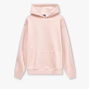 Sudadera con Capucha de Invierno para Hombre, de Algodón Teñido Liso de 380g, Oversize, Transpirable, con Bolsillo Personalizado, de Gran Gramaje - Product Image 5