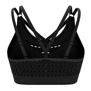 สปอร์ตบราแฟชั่นคอสูงสำหรับเล่นโยคะวิ่ง - Product Image 6