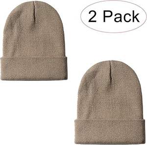 2025 New Design High Quality Hand Knitted Wool/Cotton Breathable Waterproof Jacquard Unisex Adult Beanie Hats OEM Service - Product Image 2