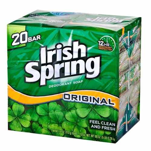 Irish Spring Original Deodorant Bar Soap Handmade Milk-Based Whitening ...