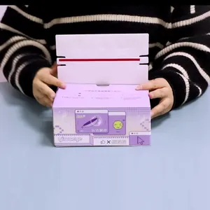 Embalaje personalizado lujo fábrica caja de papel Cajas de envío de pelucas cajas personalizadas carton